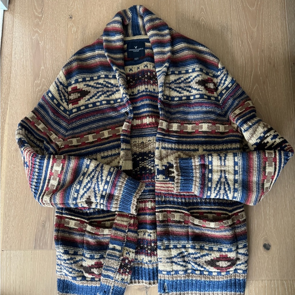 Indian Aztec Men Sweater XL